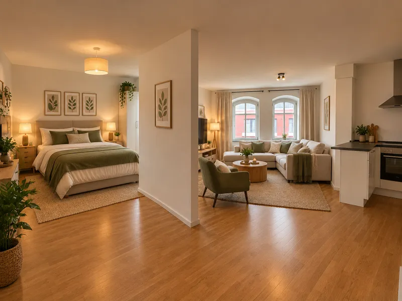 1 Raum, aber clever getrennt: Diese Wohnung überrascht — photo 1